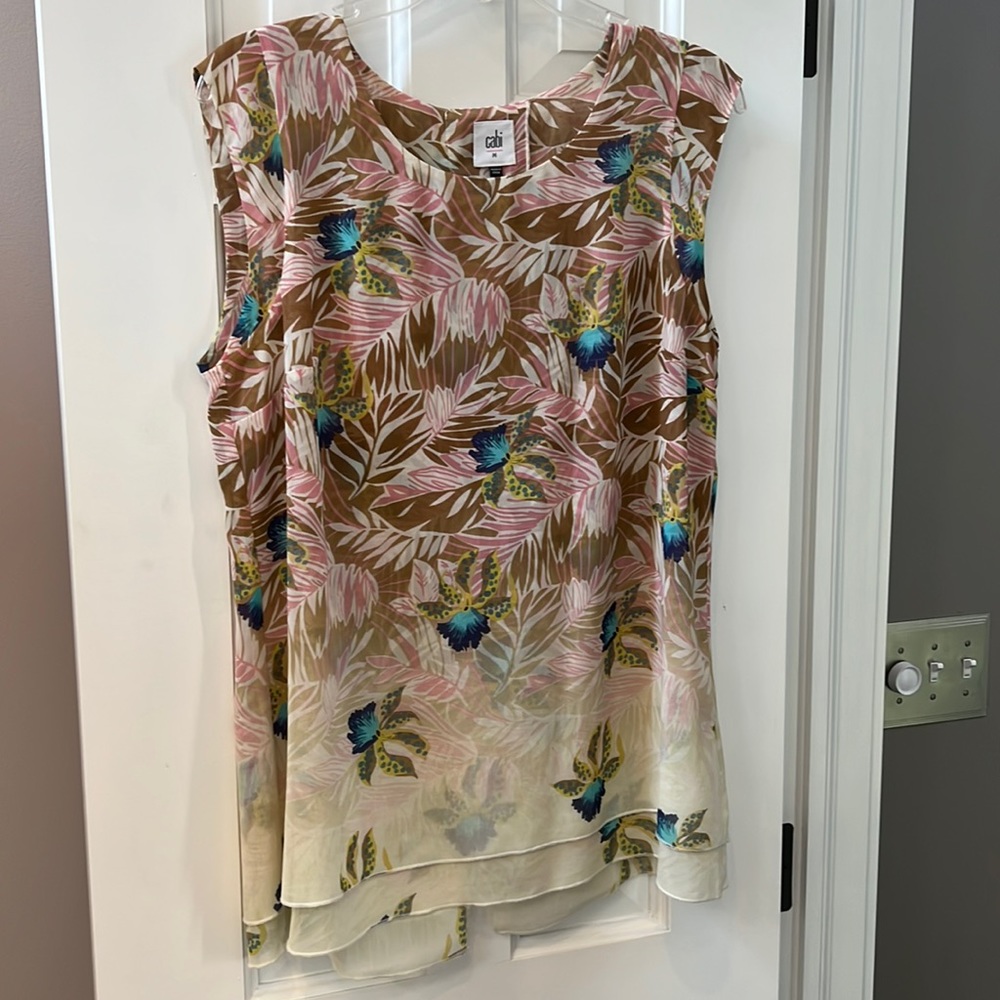 Cabi parlor sleeveless Top